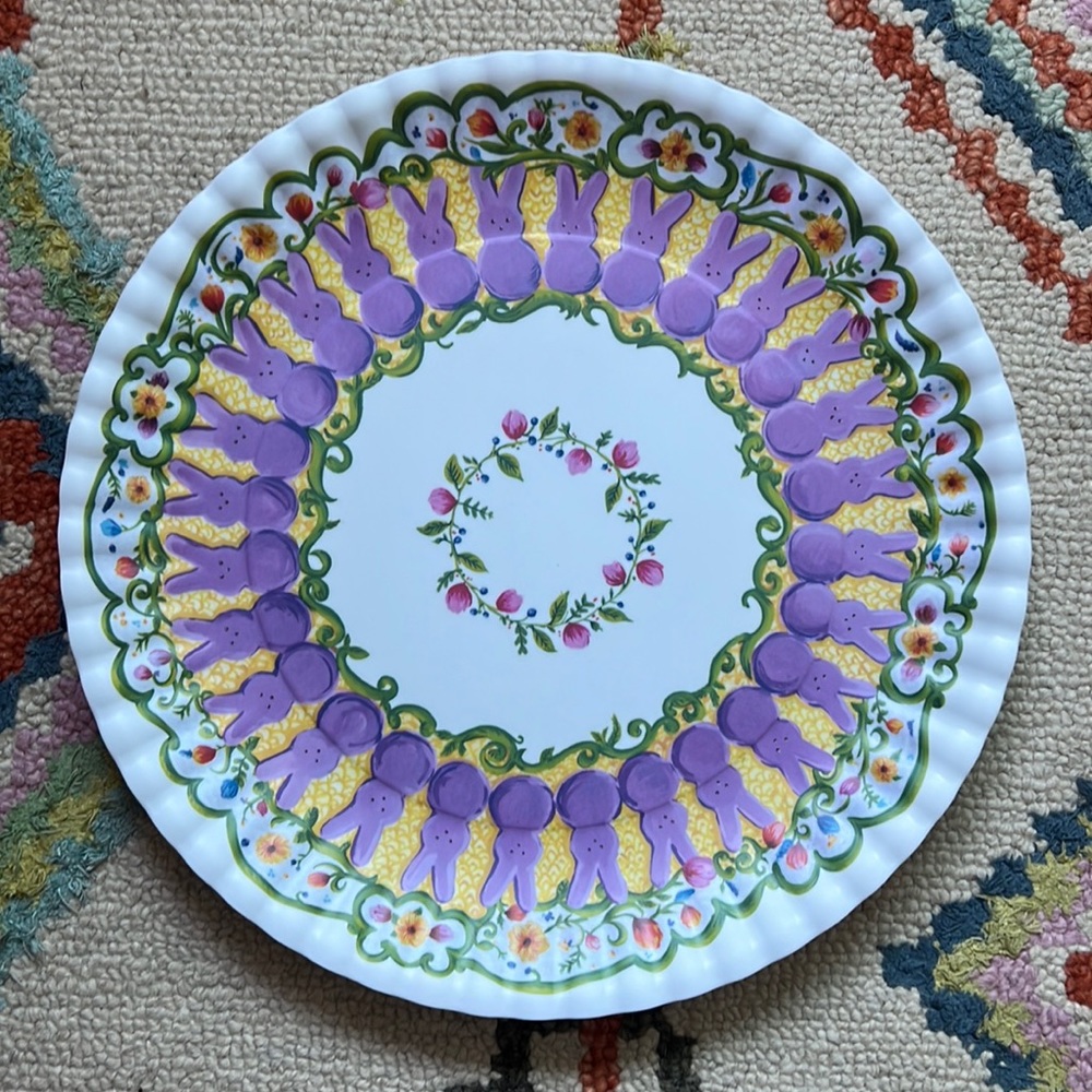 ***SOLD***Peeps Easter Platter